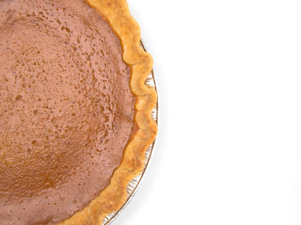 istock Pumpkin or Sweet Potato Pie on a White Background 1010100086