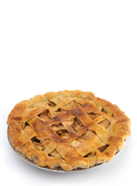 istock Homemade Apple Pie Isolated on a White Background 1010102816