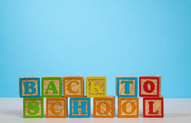 istock Back to School spelled out in wooden blocks 1010105972