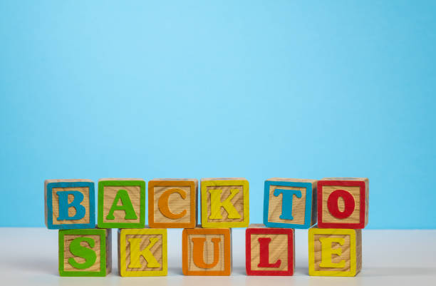 istock Back to School spelled wrongly in wooden blocks 1010106638