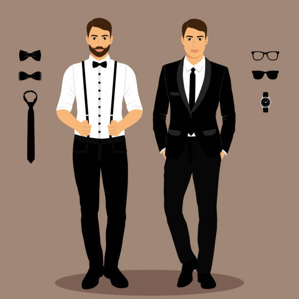 A Man With Suspenders The Groom Clothing Stock Illustration - Download Image Now - Men, Suspenders, Tuxedo - iStock A Man With Suspenders The Groom Clothing Stock Illustration - Download Image Now - Men, Suspenders, Tuxedo - Istock