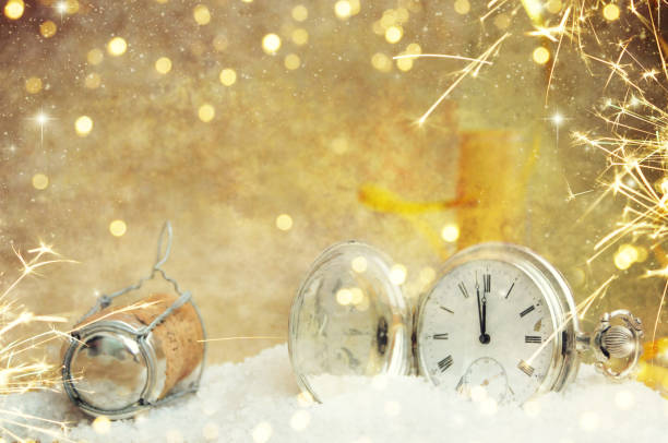 istock New Year Celebration, christmas tree background with bokeh. 1010141924
