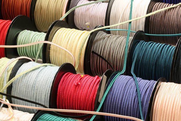 istock Strands of colored string for sale 1010154198
