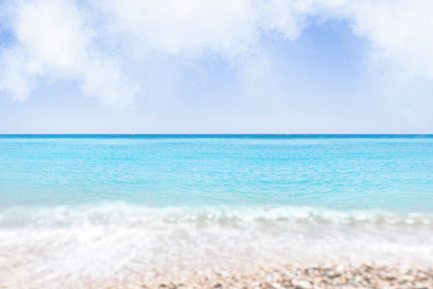 Sea with turquoise water