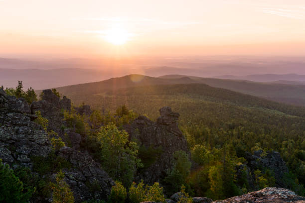 istock the sun over the Ural rocks 1010166248