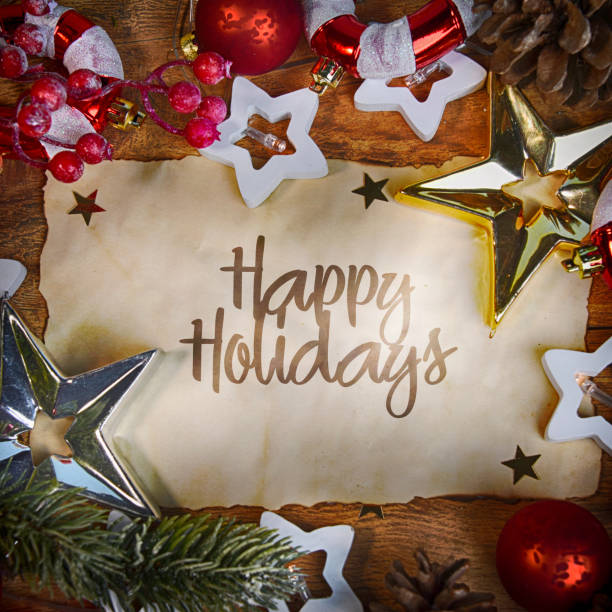 istock Happy Holidays, Christmas and New Year background 1010168894