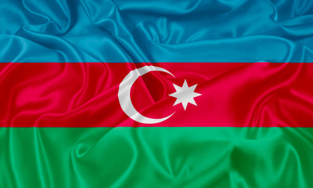 istock The flag of Azerbaijan 1010169578