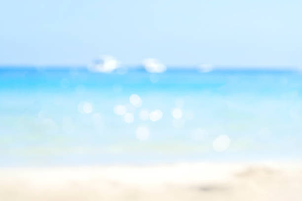 istock bokeh abstraBlurred summer background with lighting bokeh on the seact light background, holiday background for Christmas or New Year 1010173286