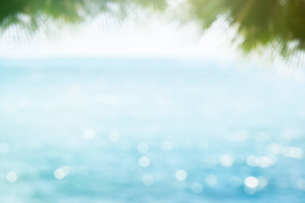 Blur beautiful nature sea abstract background