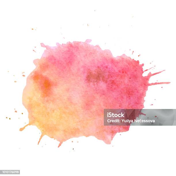 Watercolor Paint Blob Vector Text Box Isolated Watercolor Paint Blob For Web Sale Banner Text Box Paint Blob Vector Text Box For Your Design Advertise Vector Text Box On Watercolor Paint Blob Stock Illustration - Download Image Now