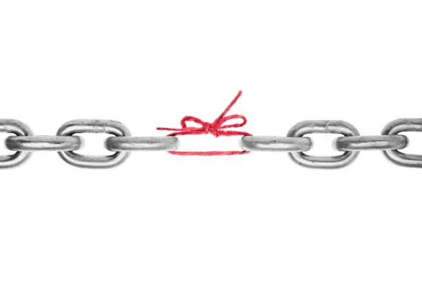 Photo of The weak link in the chain