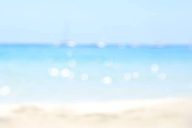 istock bokeh abstraBlurred summer background with lighting bokeh on the seact light background, holiday background for Christmas or New Year 1010176982