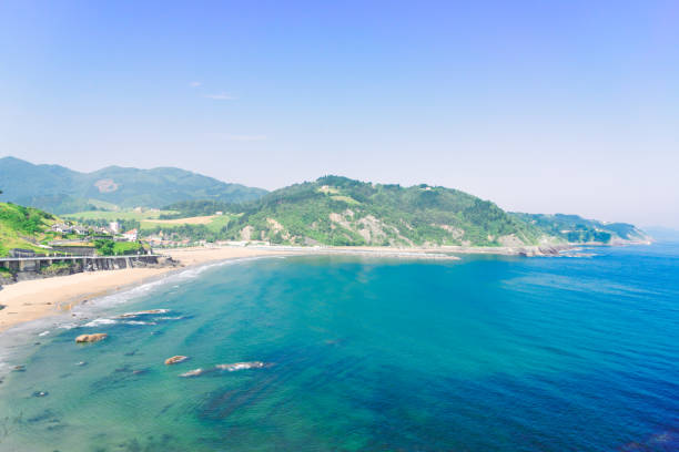 istock Cantabrian Sea coast and Deba town 1010188128