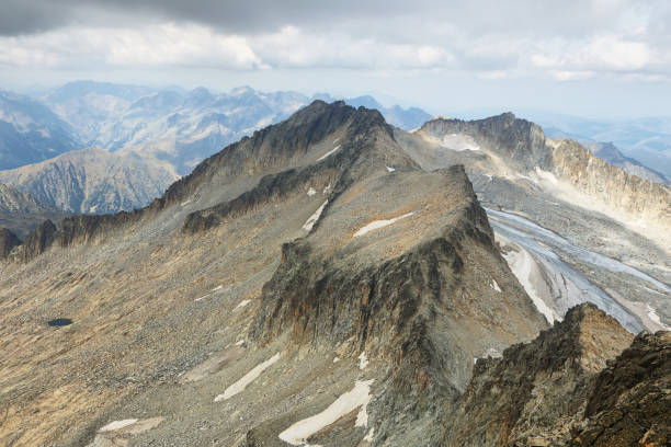 Views from Aneto Peak (highest in Pyrenees) in Huesca, Spain (close to France and Andorra).