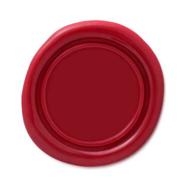 istock Dark Red Wax Seal Stamp 1010191706