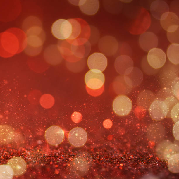 istock Christmas light background.  Holiday glowing backdrop. Defocused Background With Blinking Stars. Blurred Bokeh. 1010207004