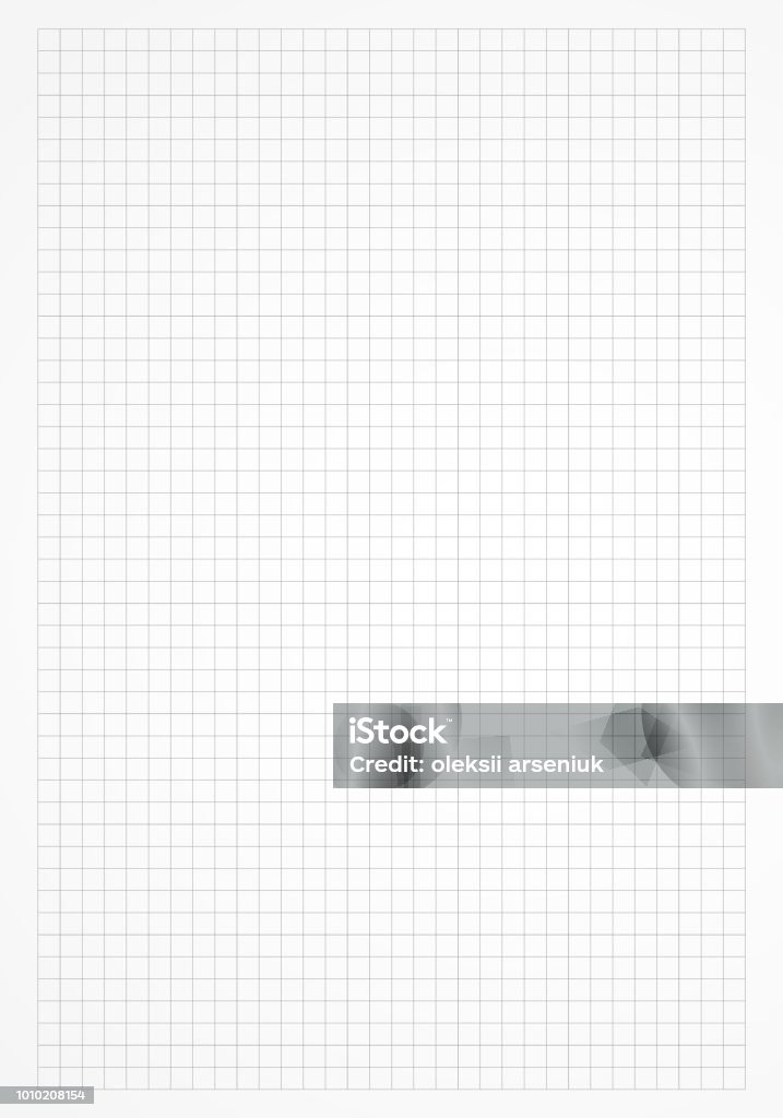 Square Rute Sheet Square Lined Grid Sheet Stock Illustration - Download Image Now ...