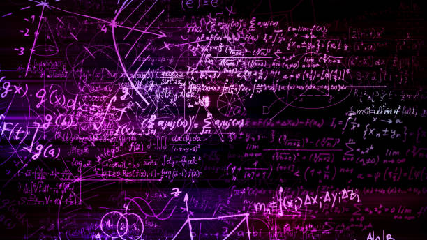 istock 3D rendering of abstract blocks of mathematical formulas located in the virtual space 1010211878