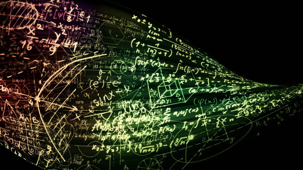 istock 3D rendering of abstract blocks of mathematical formulas located in the virtual space 1010211954