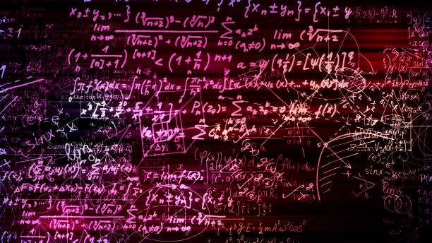 istock 3D rendering of abstract blocks of mathematical formulas located in the virtual space 1010212010