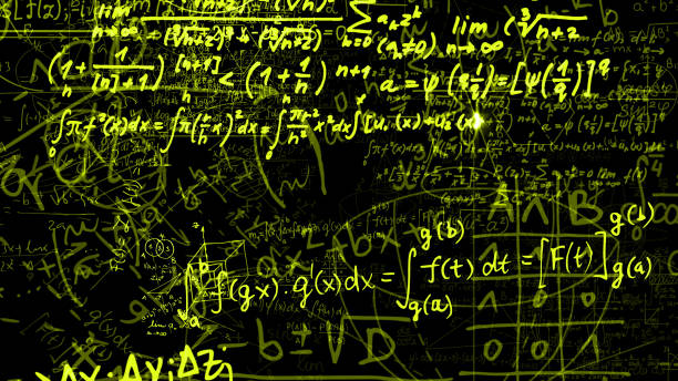 istock 3D rendering of abstract blocks of mathematical formulas located in the virtual space 1010212184