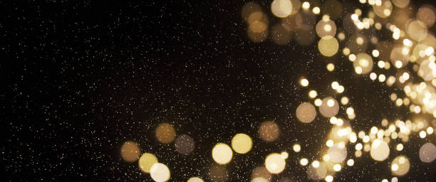 istock Blurred bokeh light background, Christmas and New Year holidays background 1010212470