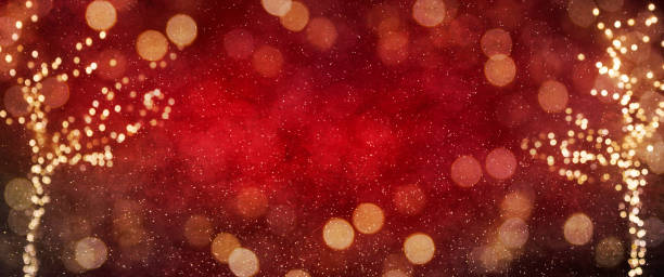 istock Blurred bokeh light background, Christmas and New Year holidays background 1010212512