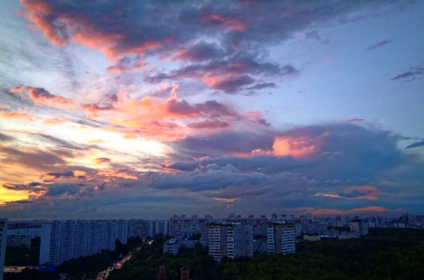 istock sunset in summer in a residential area 1010212624