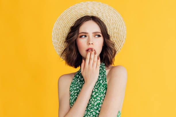 istock Beautiful girl wearing hat 1010215234