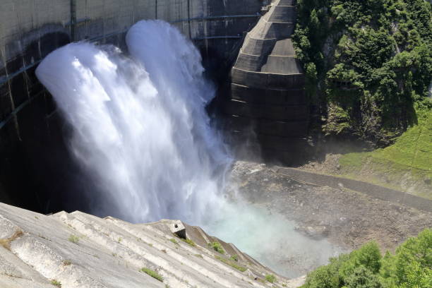 istock discharge from Kurobe dam in Toyama, Japan 1010215552