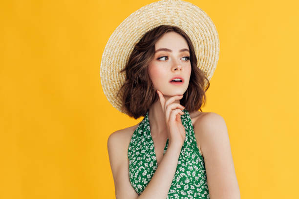 istock Beautiful girl wearing hat 1010215706