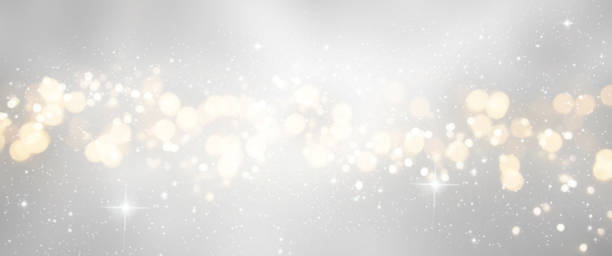 istock Christmas light background.  Holiday glowing backdrop. Defocused Background With Blinking Stars. Blurred Bokeh. 1010215950