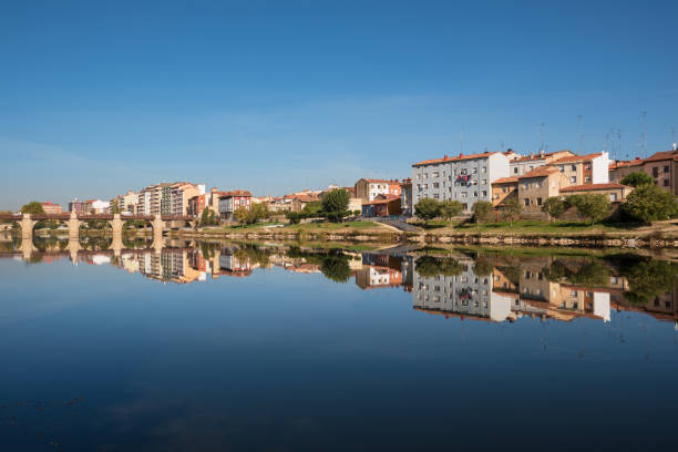 istock Miranda de Ebro cityscape in Burgos, Spain. 1010230886
