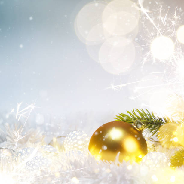 istock Holiday background with christmas ornament 1010237618