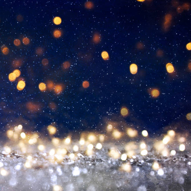 istock Blurred bokeh light background, Christmas and New Year holidays background 1010237696