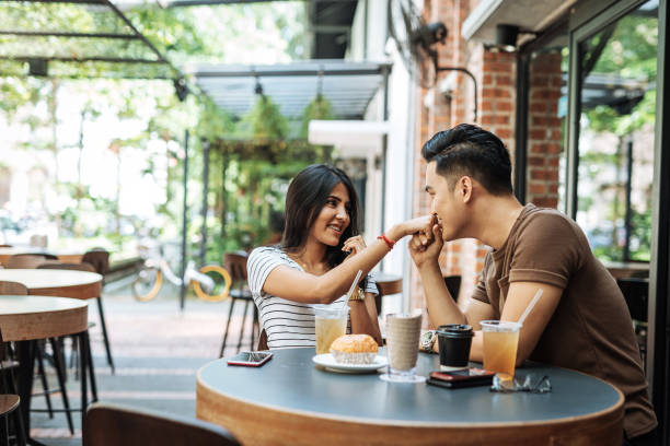 istock Romantic moments for Asian multi ethnic couple 1010249422