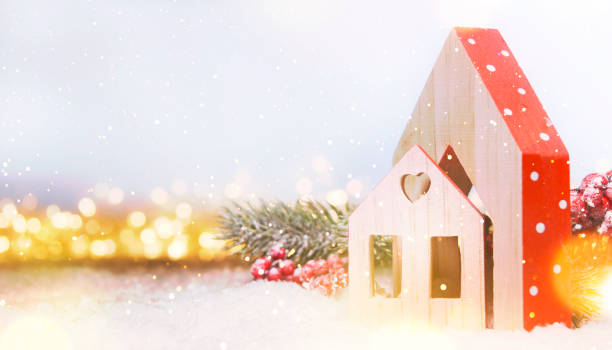 istock Christmas holiday snow background 1010287050