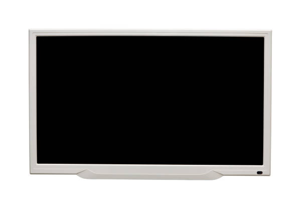 istock Flat screen TV on the white background with clipping path 1010289598