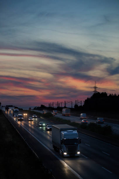 istock Highway - view from a bridge at dusk 1010303290