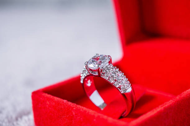 istock engagement wedding diamond ring in red jewelry gift box 1010329420
