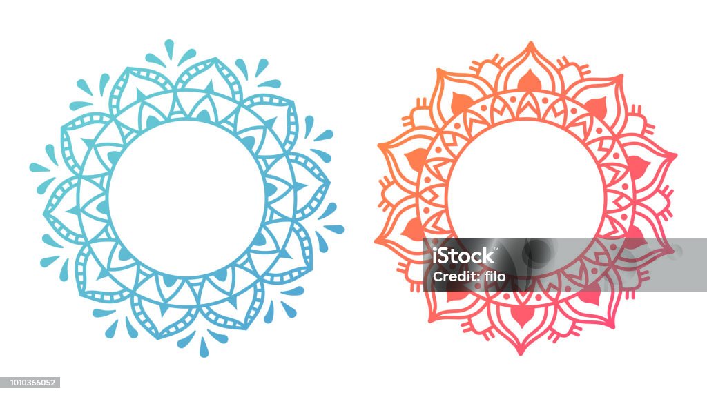 Mandala Pattern Designs Mandala pattern designs with space for copy. Mandala stock vector