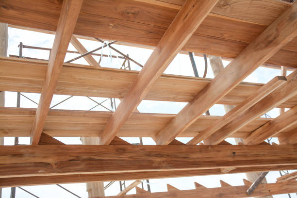 istock wood structure of house under construction 1010375434