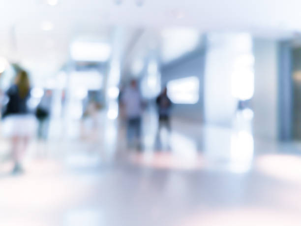 istock Abstract blur shopping mall interior and retail store for background 1010392116
