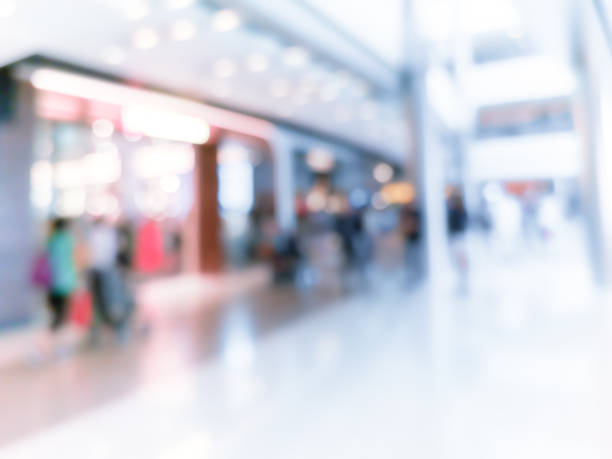 istock Abstract blur shopping mall interior and retail store for background 1010392128