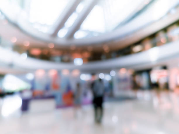 istock Abstract blur shopping mall interior and retail store for background 1010392288