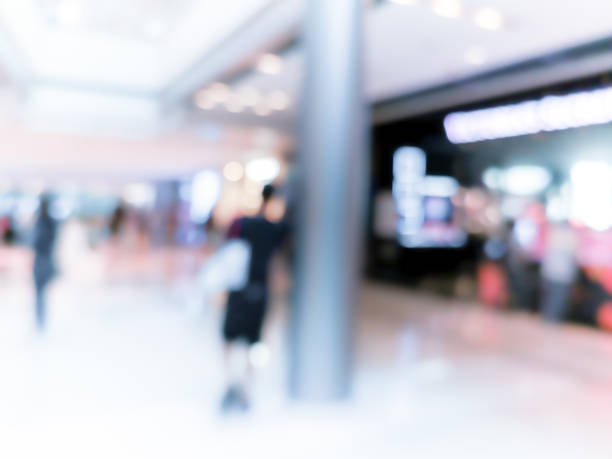 istock Abstract blur shopping mall interior and retail store for background 1010392334