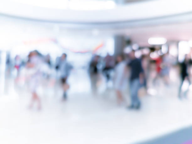 istock Abstract blur shopping mall interior and retail store for background 1010392338