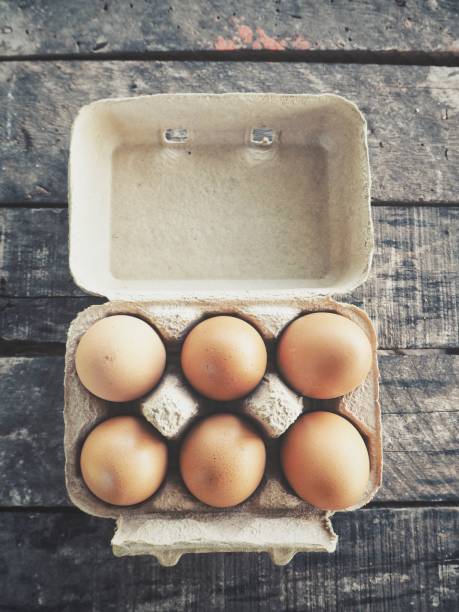 Eggs in box