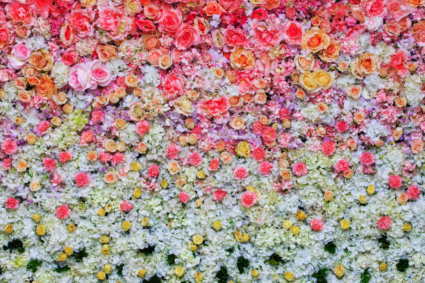 istock Beautiful flowers background for wedding scene Decoration 1010408620