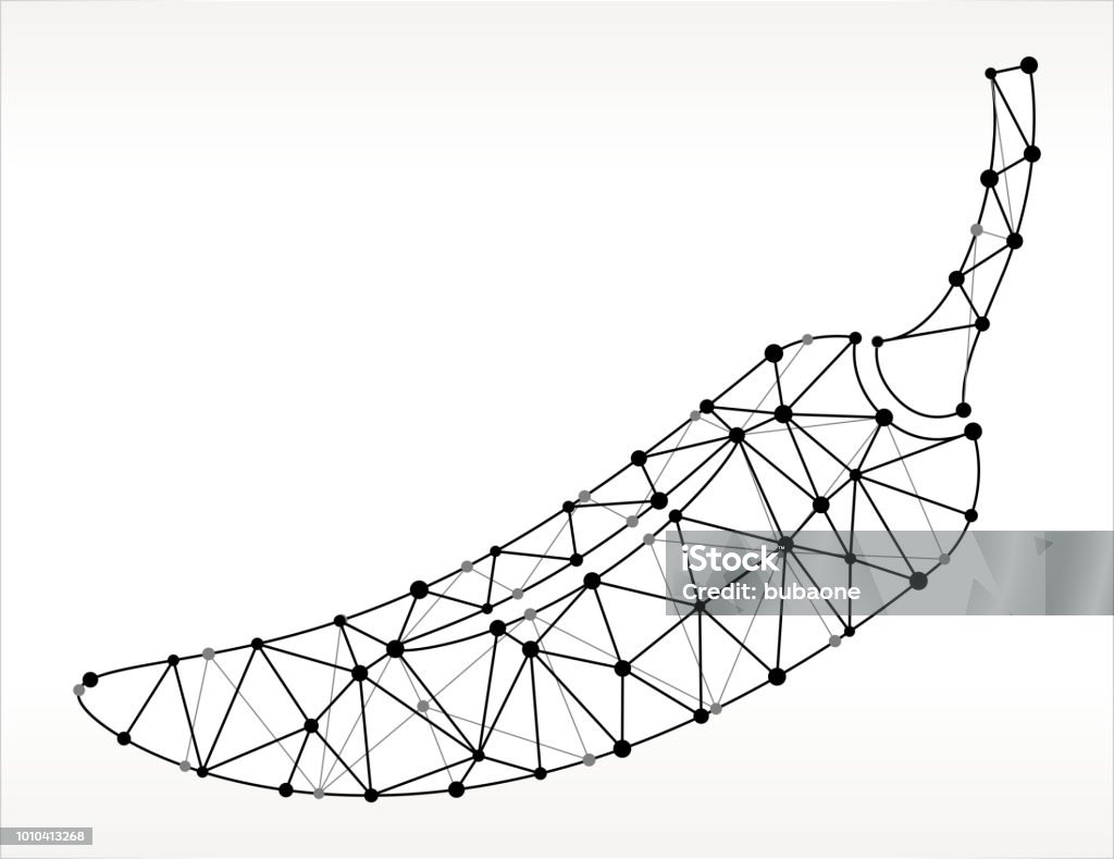 Triangle Form Pepper Pepper Triangle Node Black And White Pattern Stock Illustration ...